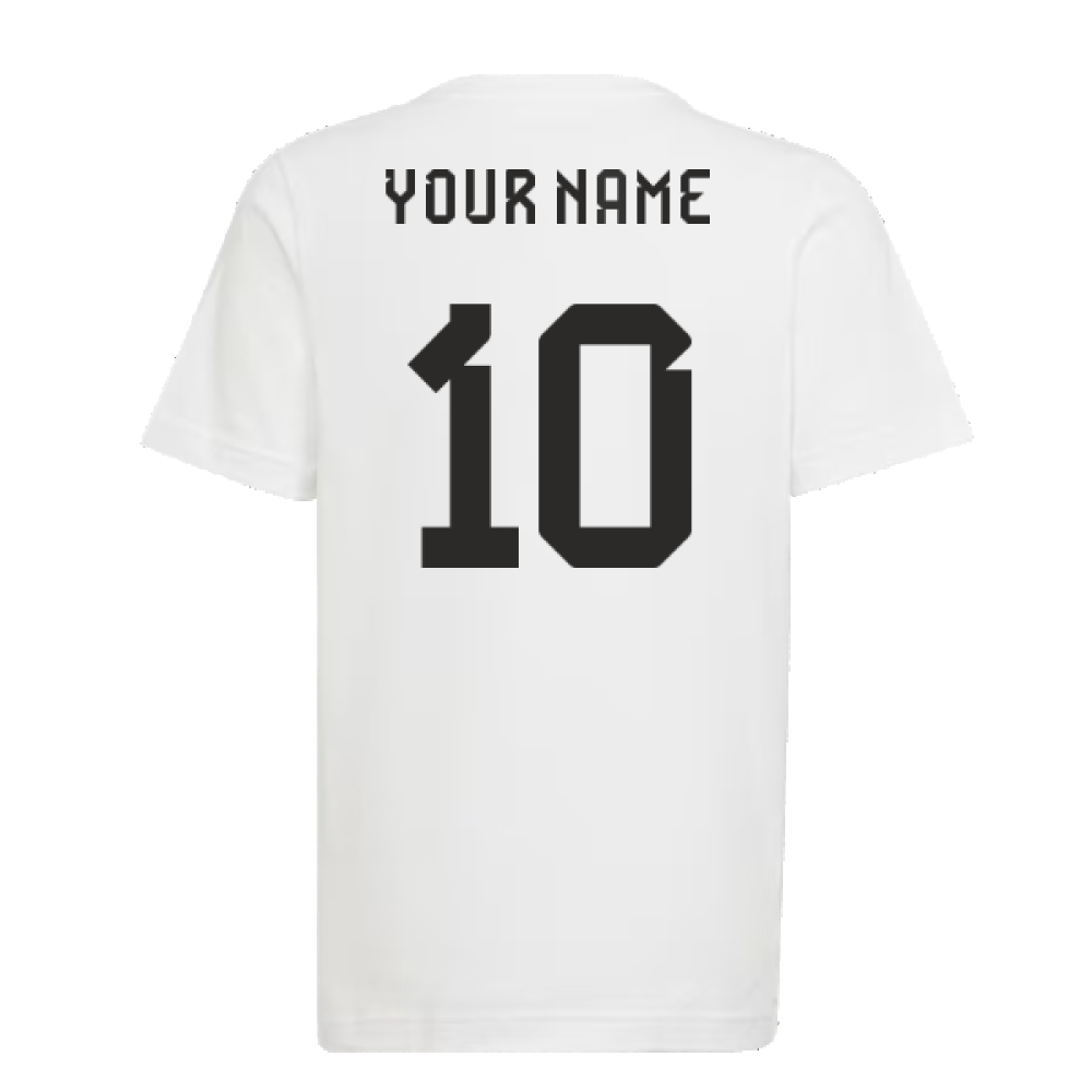 2022 Argentina World Cup Winners Tee (White) (Your Name)