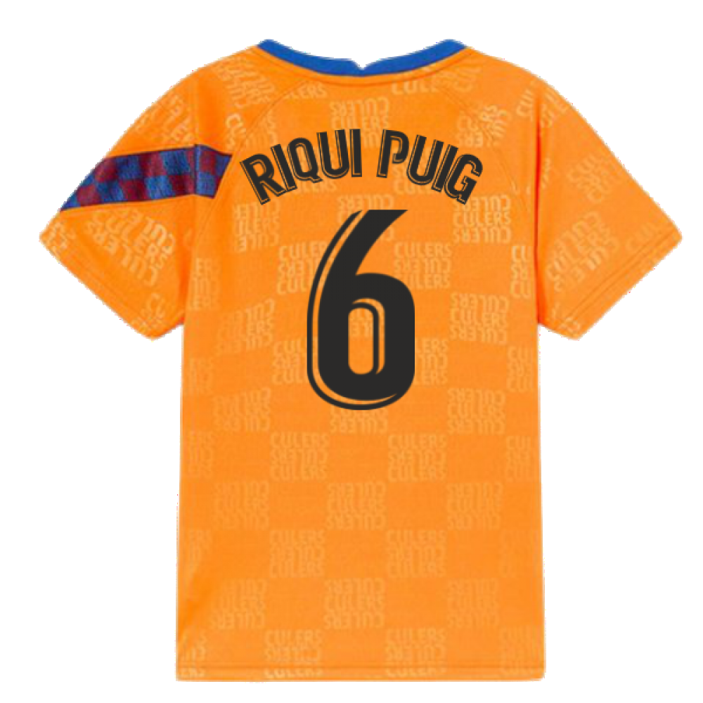 2022 Barcelona Nike Dri-Fit Pre Match Shirt (Kids) (RIQUI PUIG 6)