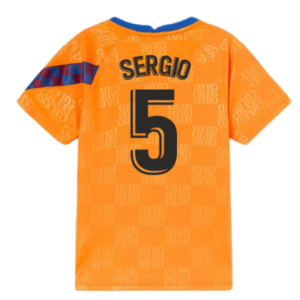 2022 Barcelona Nike Dri-Fit Pre Match Shirt (Kids) (SERGIO 5)