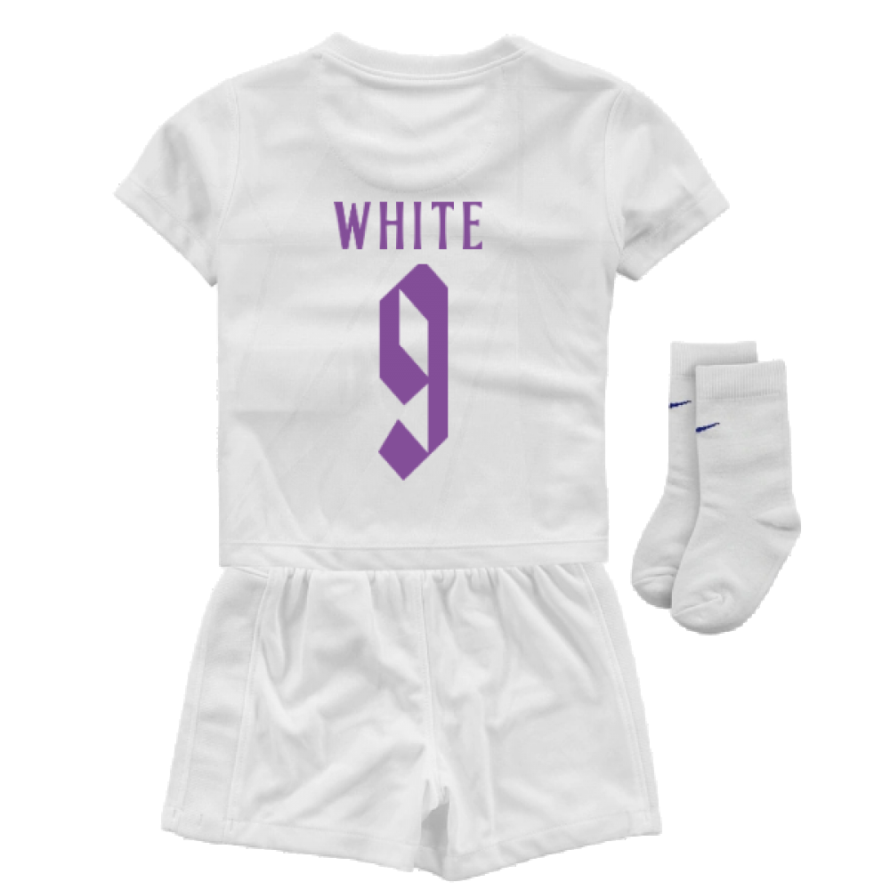 2022 England Little Boys Home Kit (WHITE 9)