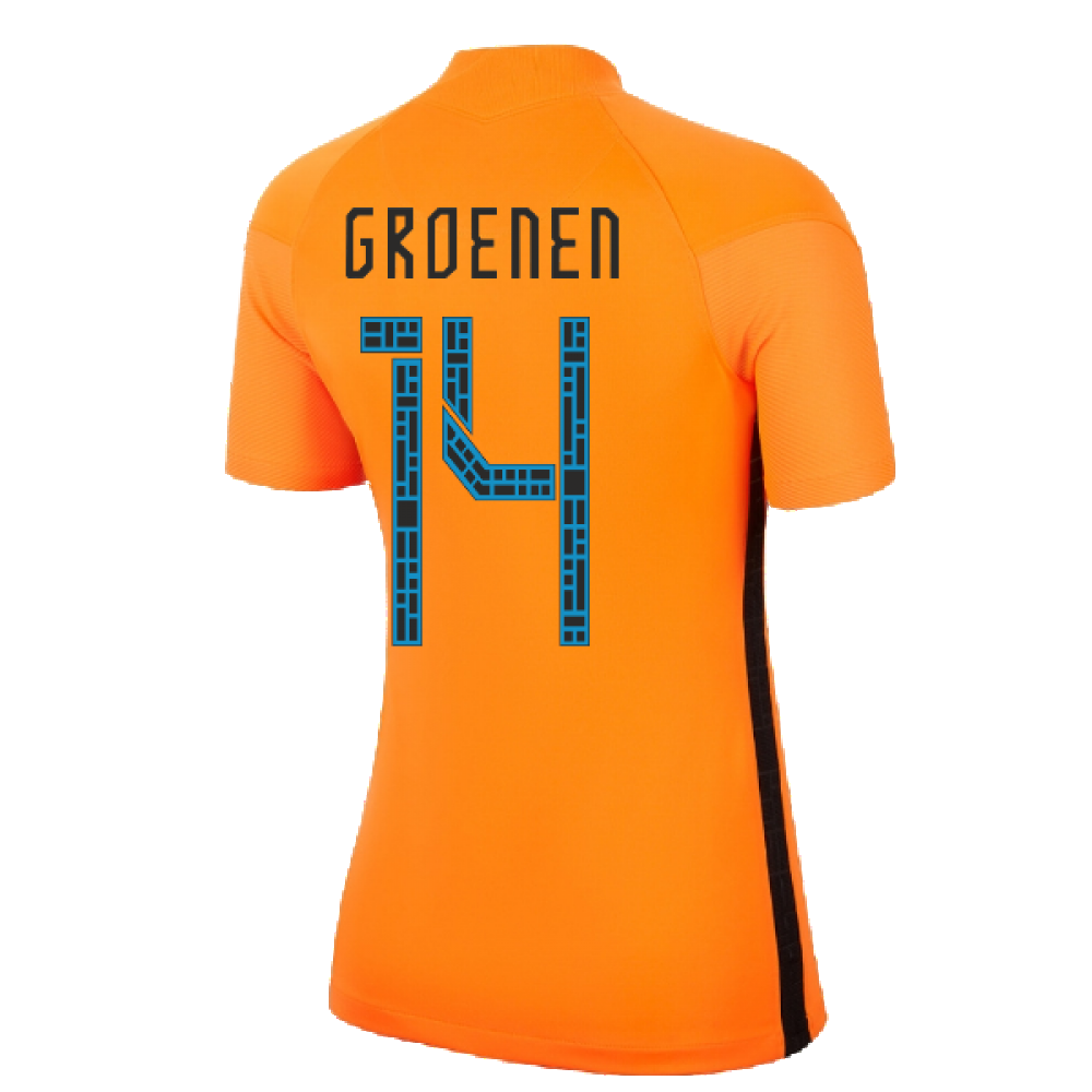 2022 Holland Euros Home Shirt (Ladies) (GROENEN 14)