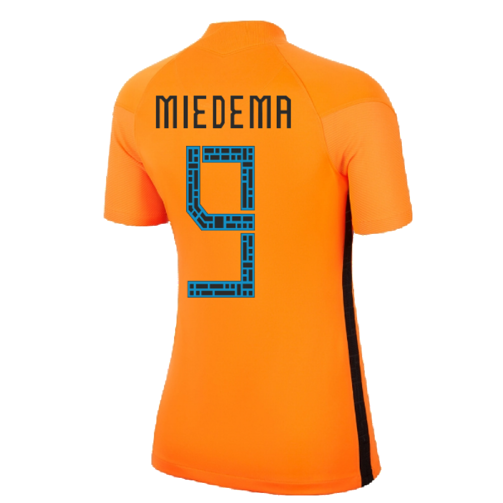 2022 Holland Euros Home Shirt (Ladies) (MIEDEMA 9)