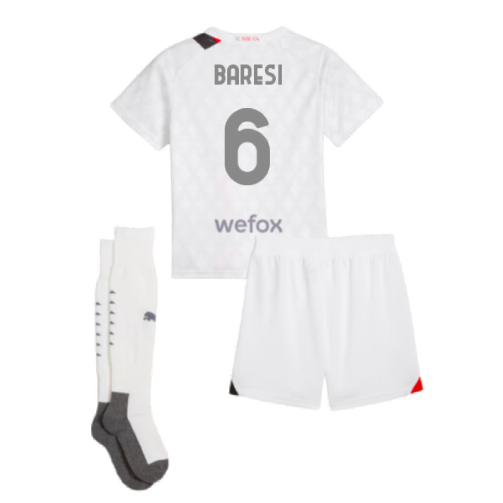 2023-2024 AC Milan Away Mini Kit (Baresi 6)