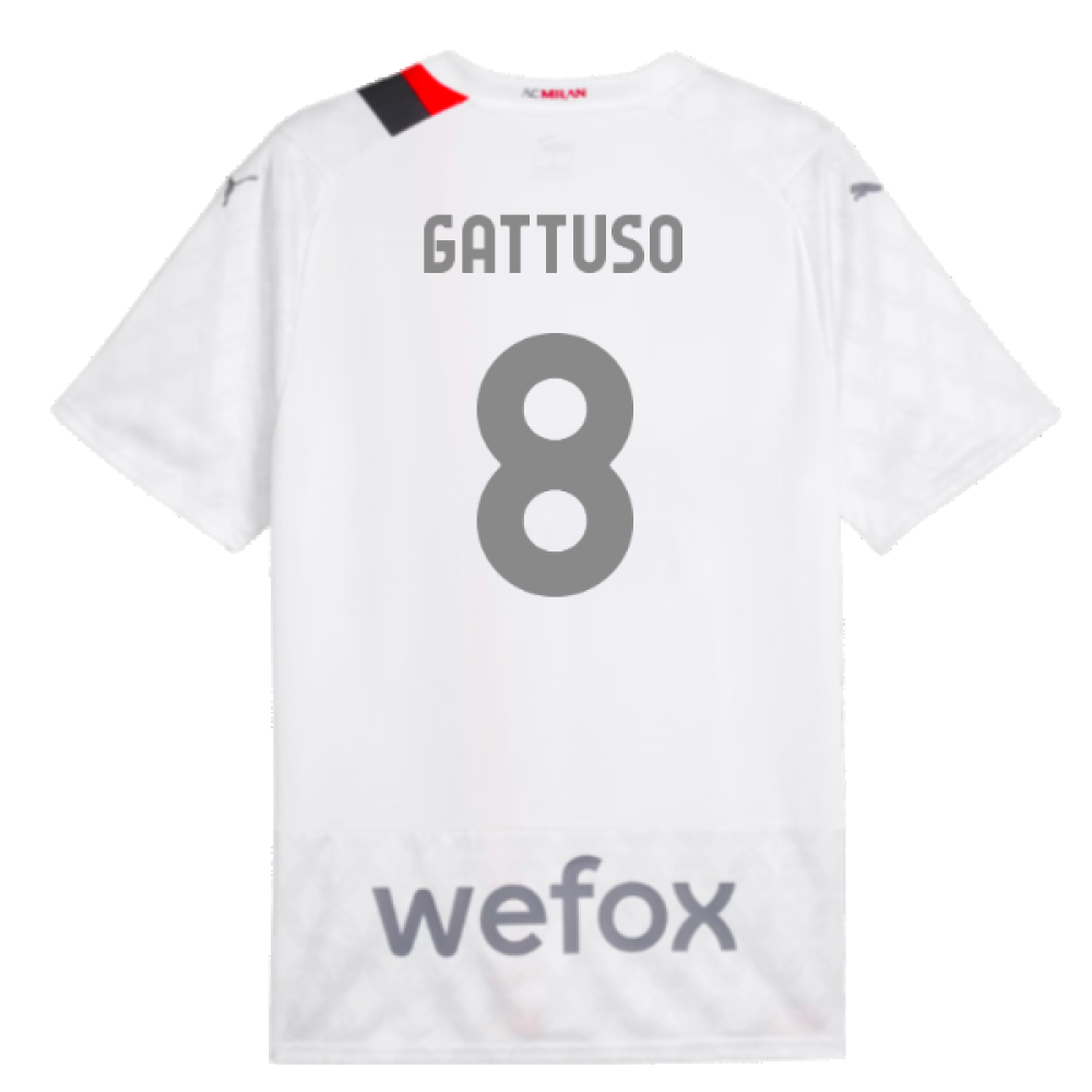 2023-2024 AC Milan Away Shirt (Gattuso 8)