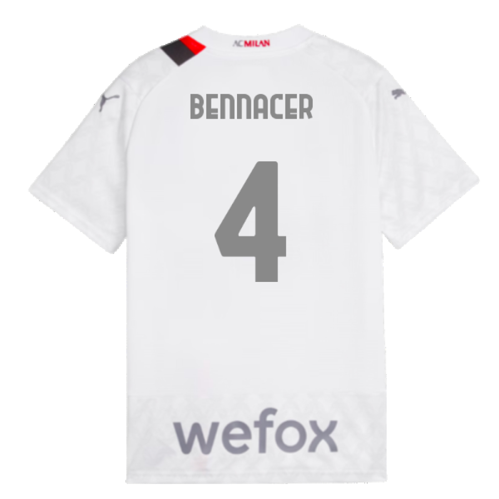 2023-2024 AC Milan Away Shirt (Kids) (Bennacer 4)