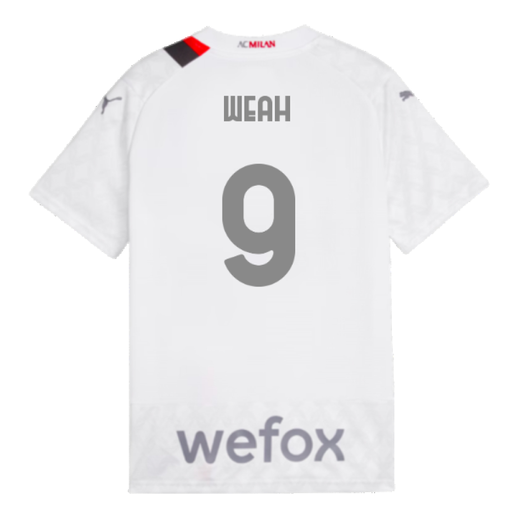 2023-2024 AC Milan Away Shirt (Kids) (Weah 9)