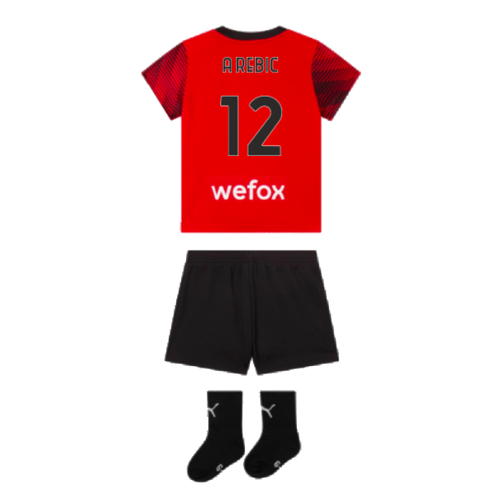 2023-2024 AC Milan Home Baby Kit (A Rebic 12)