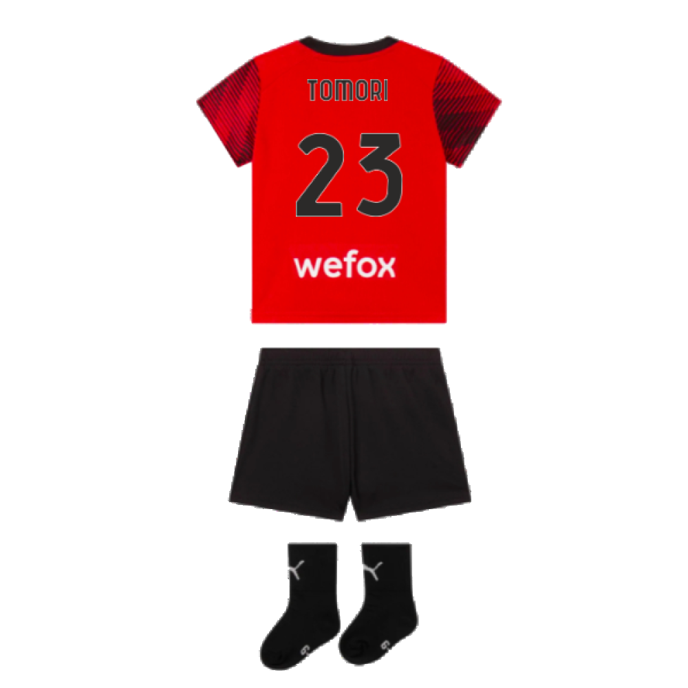 2023-2024 AC Milan Home Baby Kit (Tomori 23)