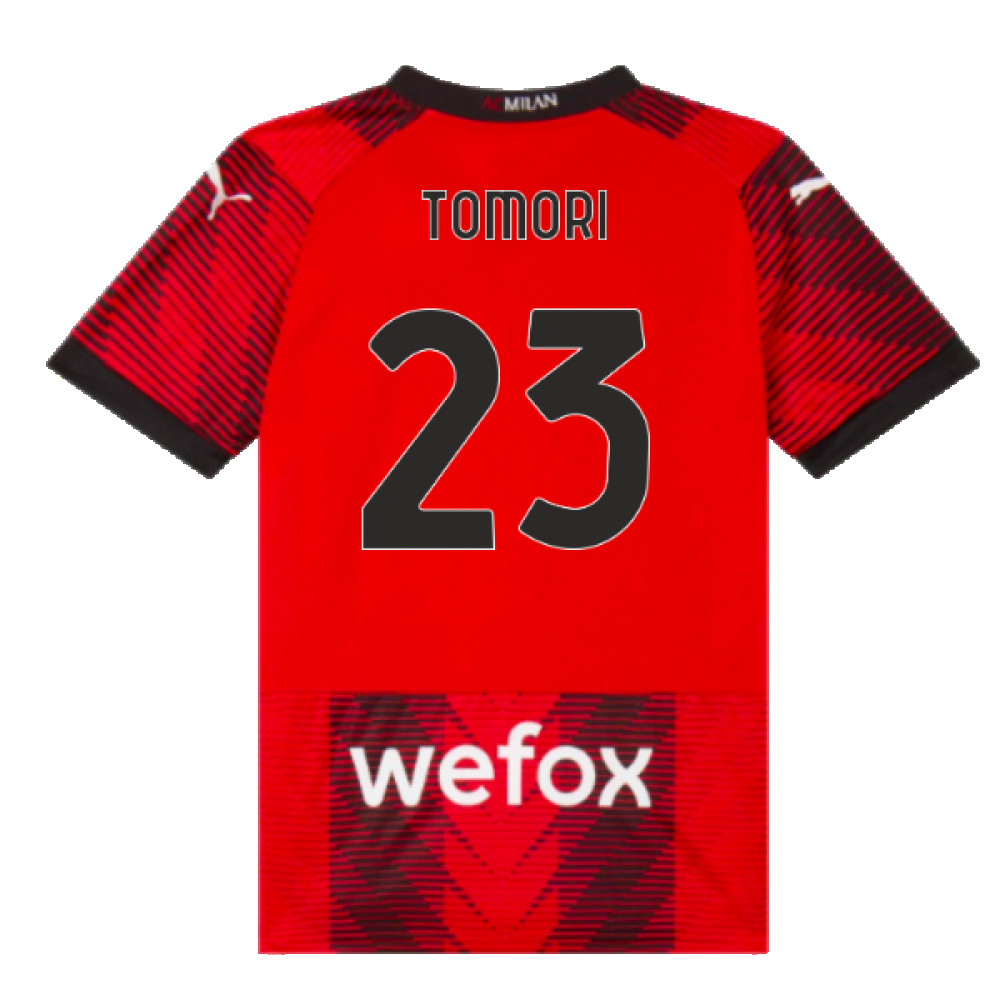 2023-2024 AC Milan Home Shirt (Kids) (Tomori 23)