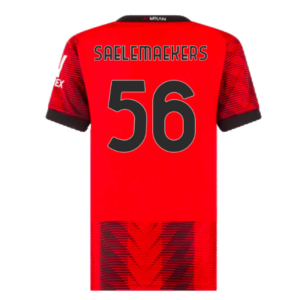 2023-2024 AC Milan Home Shirt (Ladies) (Saelemaekers 56)