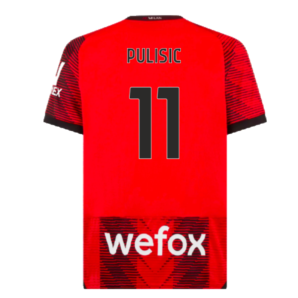 2023-2024 AC Milan Home Shirt (Pulisic 11)