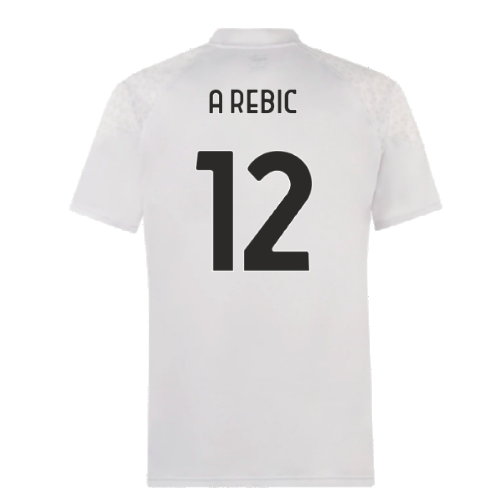 2023-2024 AC Milan Training Jersey (Grey) (A Rebic 12)