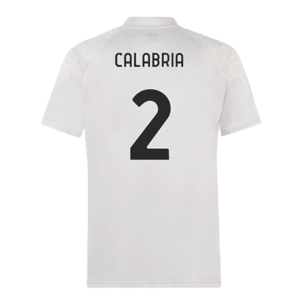 2023-2024 AC Milan Training Jersey (Grey) (Calabria 2)