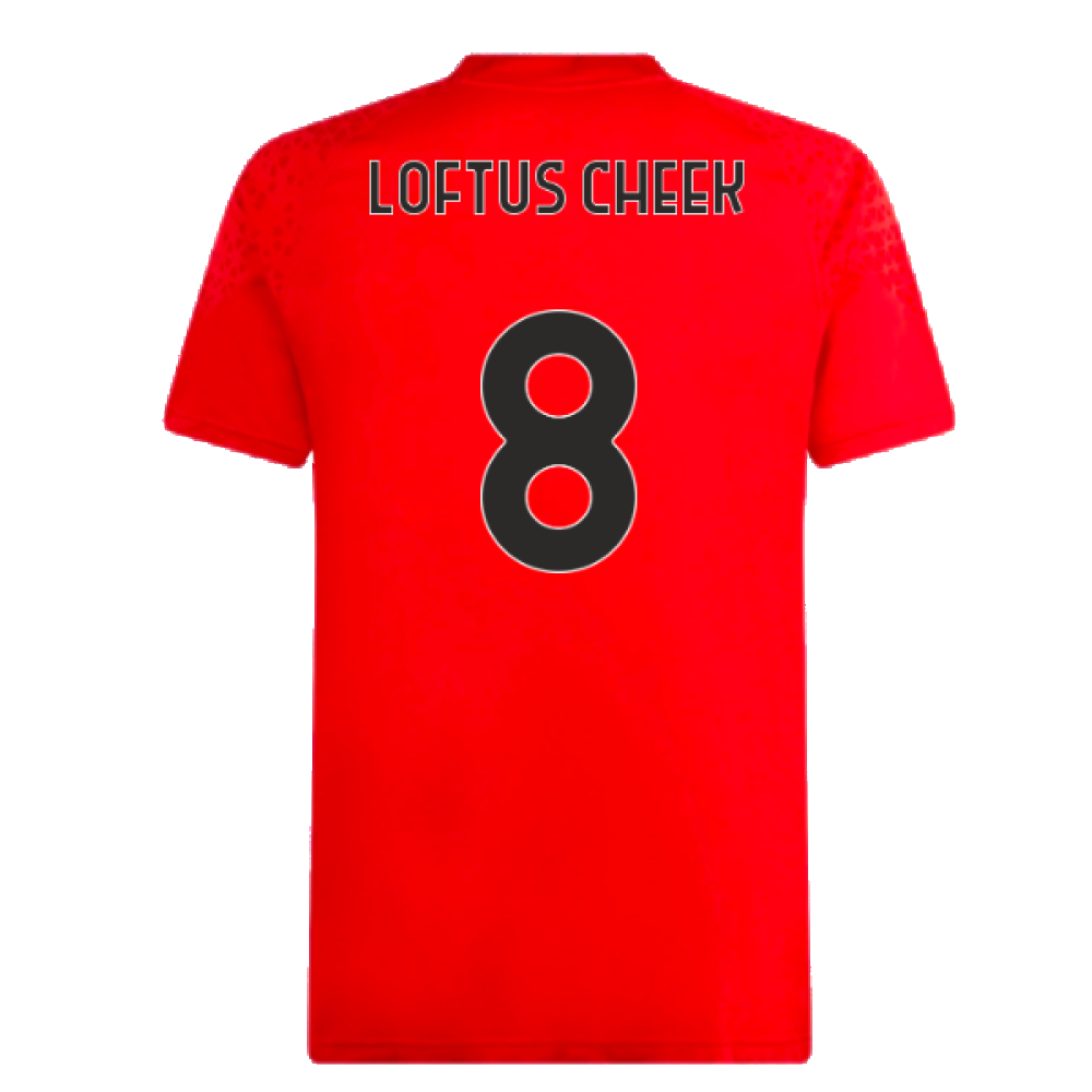 2023-2024 AC Milan Training Jersey (Red) (Loftus Cheek 8)