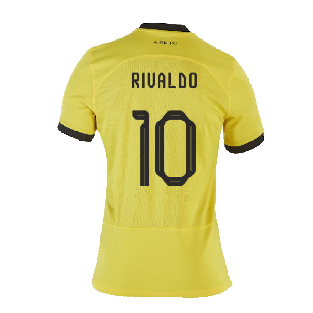 2023-2024 AEK Athens Home Shirt (Rivaldo 10)