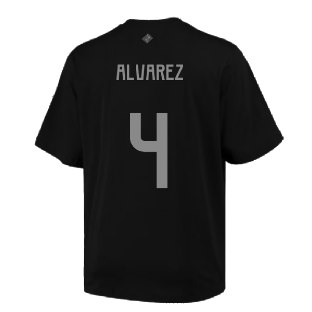 2023-2024 Ajax Lifestyler Oversized Tee (Black) (ALVAREZ 4)