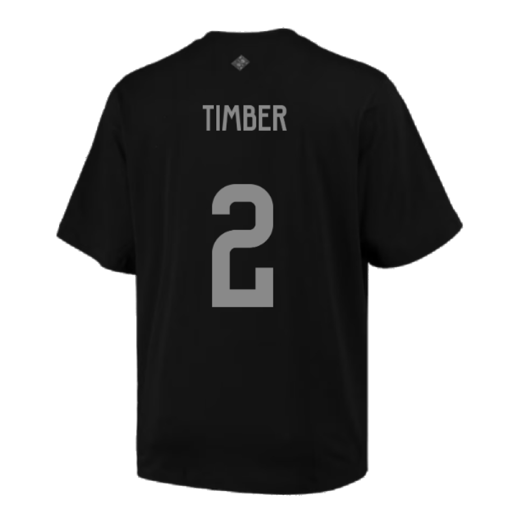 2023-2024 Ajax Lifestyler Oversized Tee (Black) (TIMBER 2)