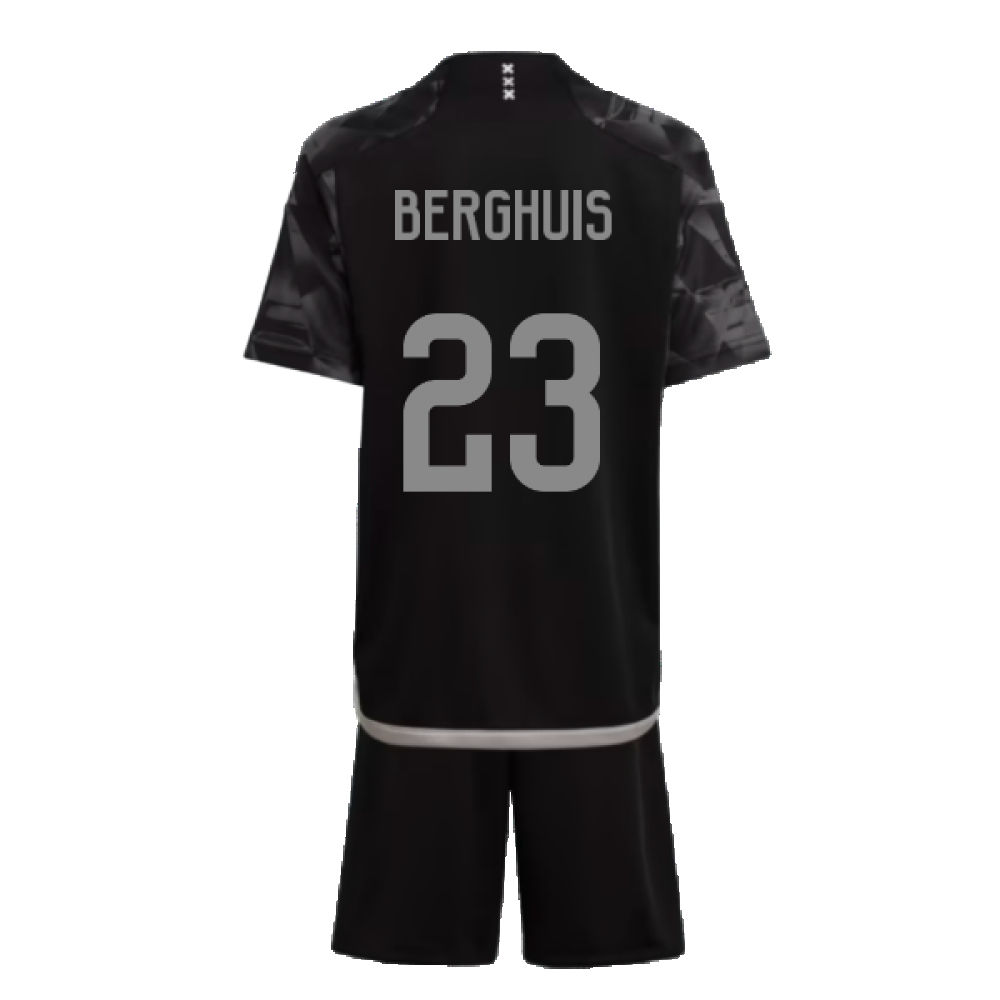 2023-2024 Ajax Third Mini Kit (BERGHUIS 23)