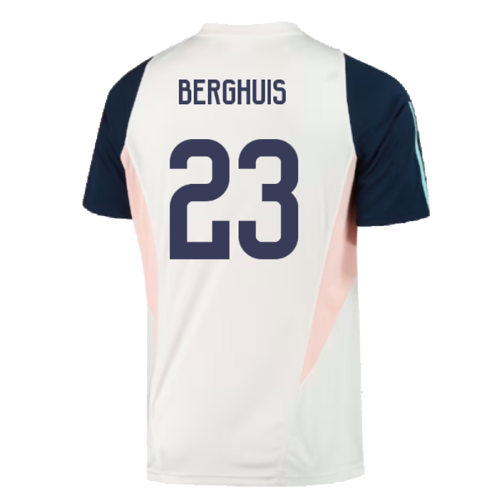 2023-2024 Ajax Training Jersey (White) (BERGHUIS 23)