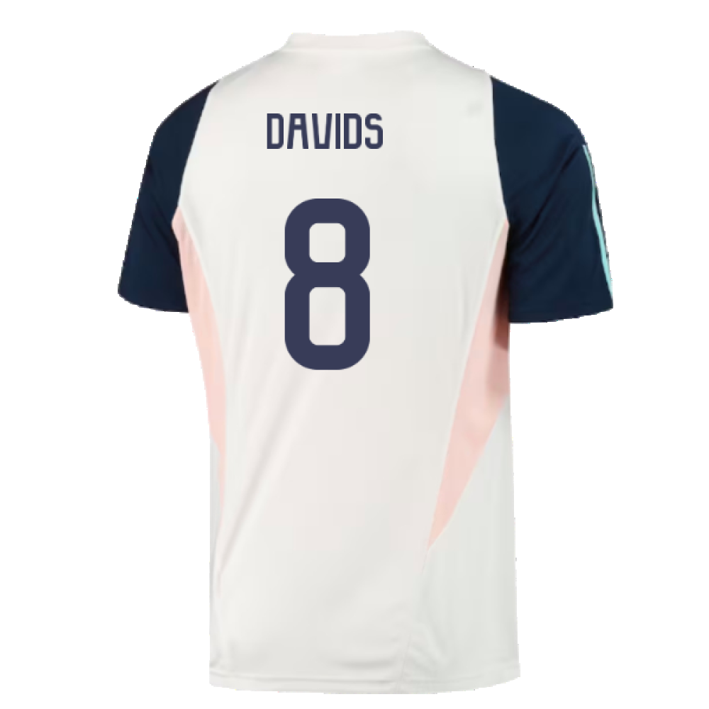 2023-2024 Ajax Training Jersey (White) (DAVIDS 8)