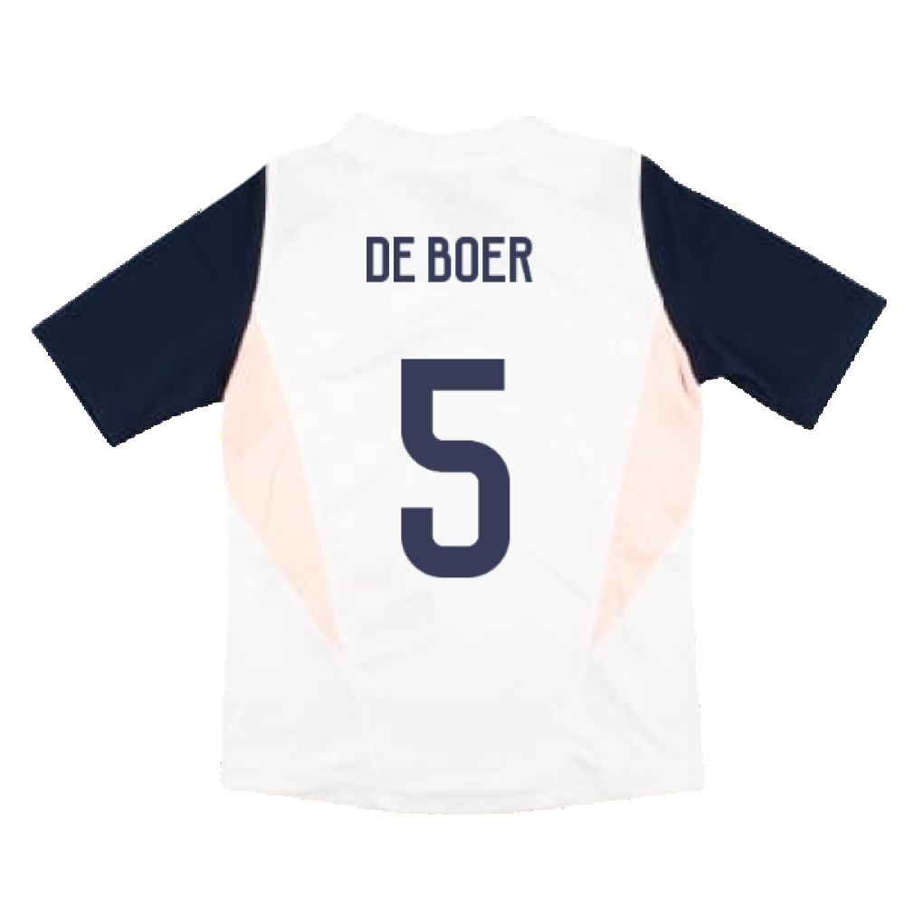 2023-2024 Ajax Training Jersey (White) - Kids (DE BOER 5)