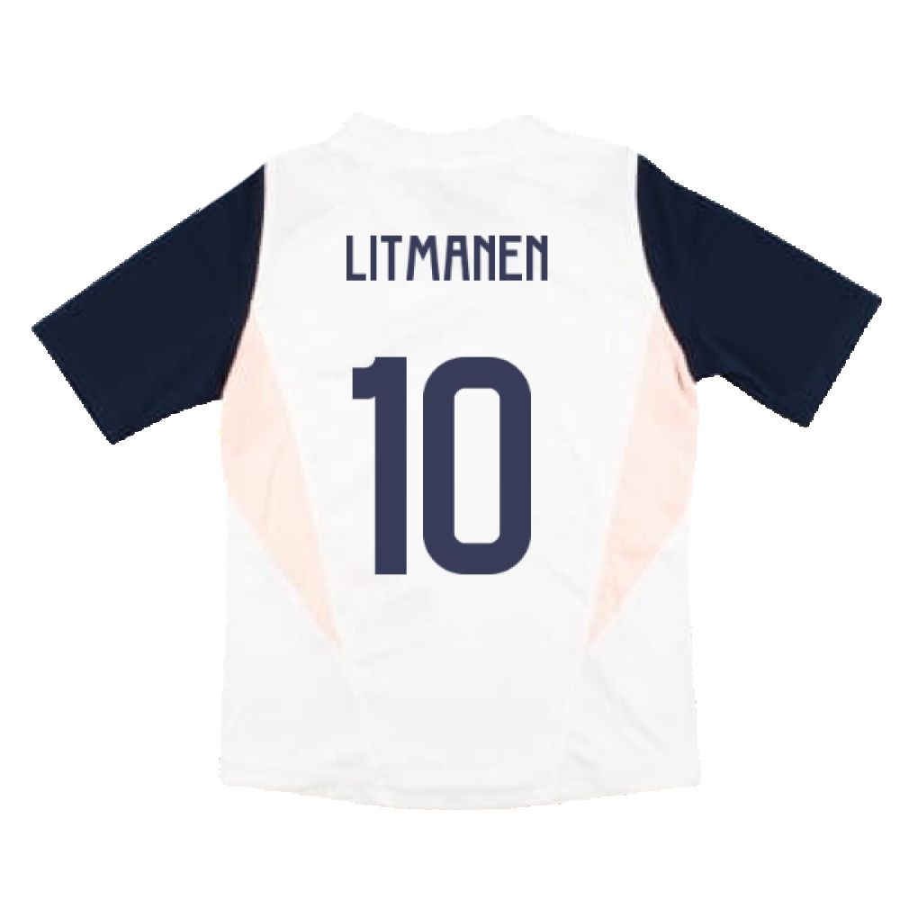 2023-2024 Ajax Training Jersey (White) - Kids (LITMANEN 10)