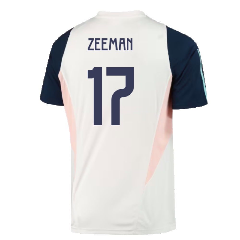 2023-2024 Ajax Training Jersey (White) (ZEEMAN 17)