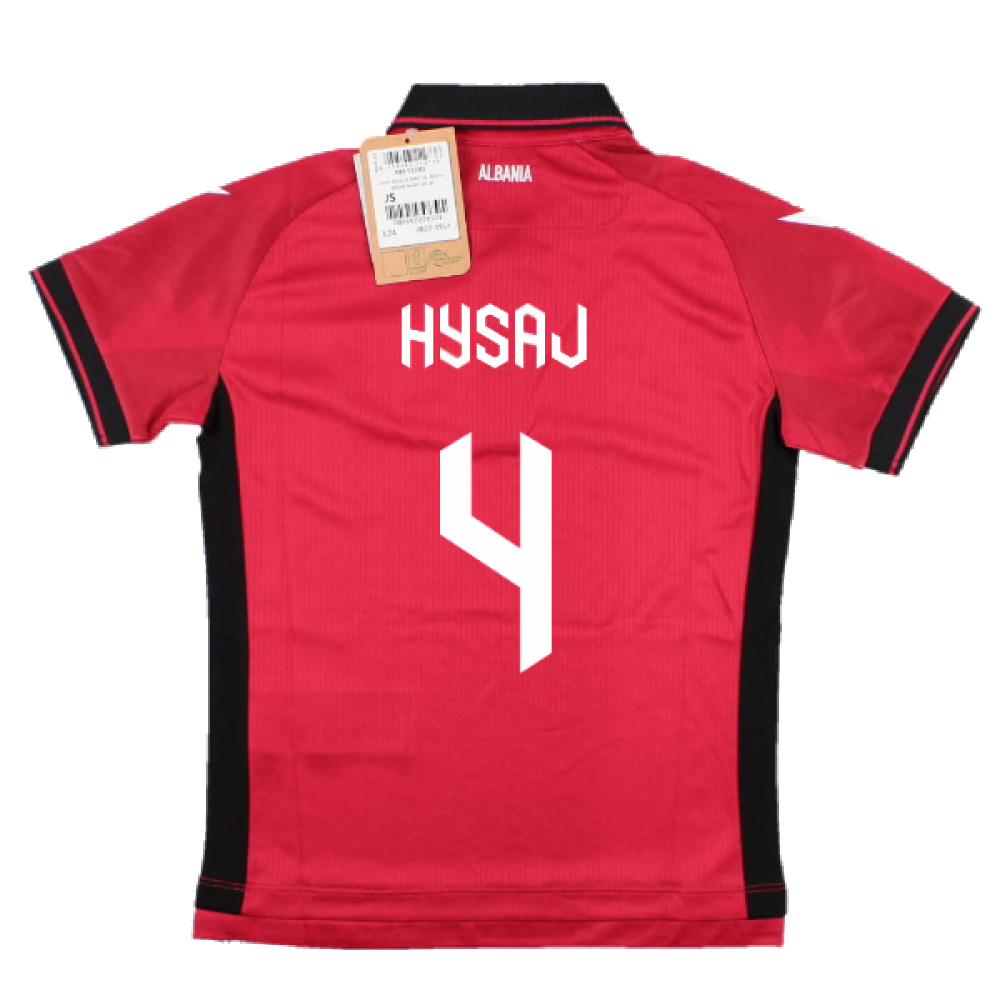 2023-2024 Albania Home Authentic Shirt (Kids) (Hysaj 4)