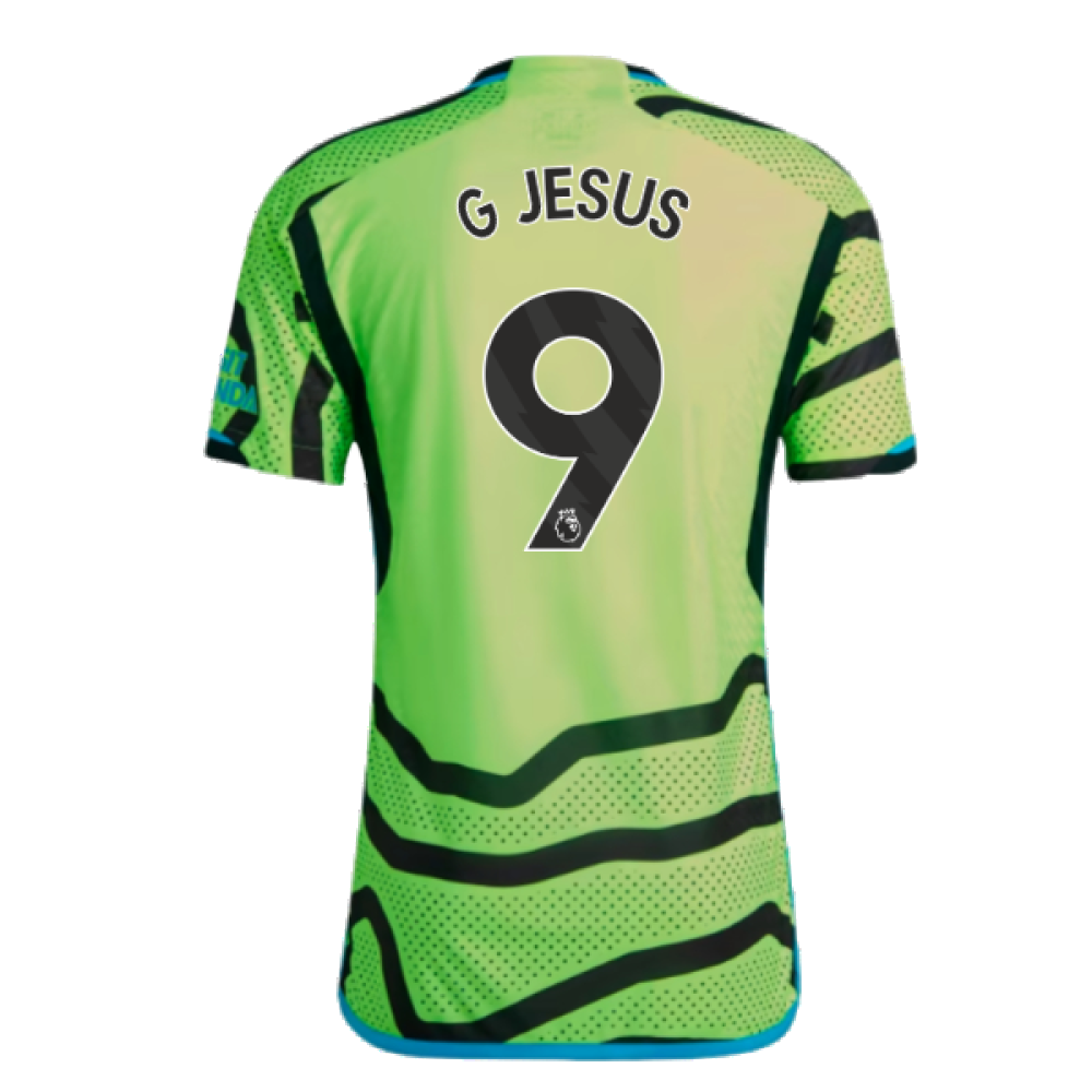 2023-2024 Arsenal Authentic Away Shirt (G Jesus 9)