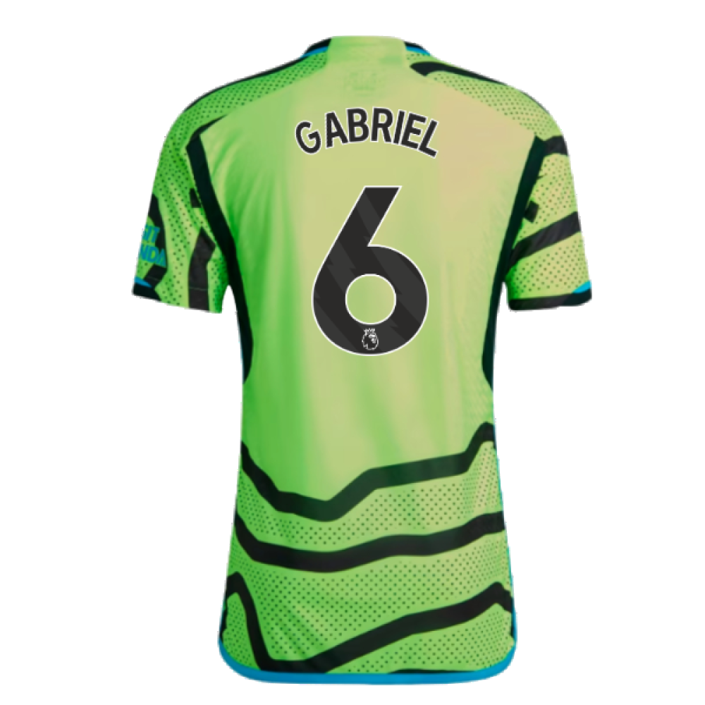 2023-2024 Arsenal Authentic Away Shirt (Gabriel 6)