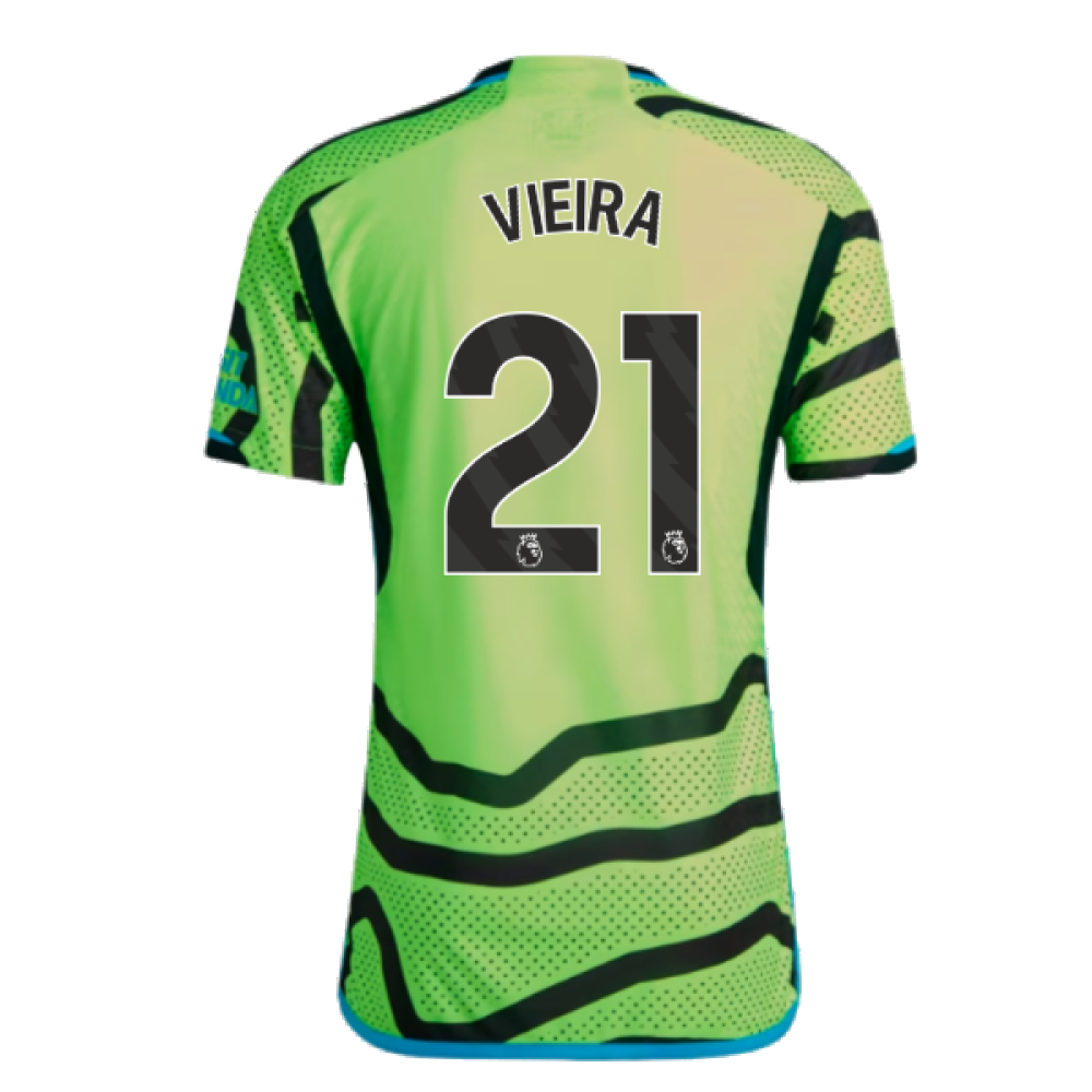 2023-2024 Arsenal Authentic Away Shirt (Vieira 21)