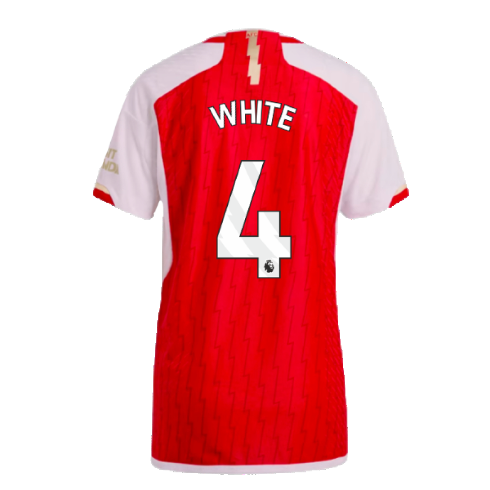 2023-2024 Arsenal Authentic Home Shirt (White 4)