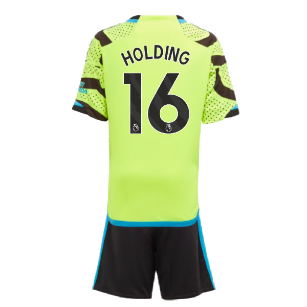 2023-2024 Arsenal Away Mini Kit (Holding 16)