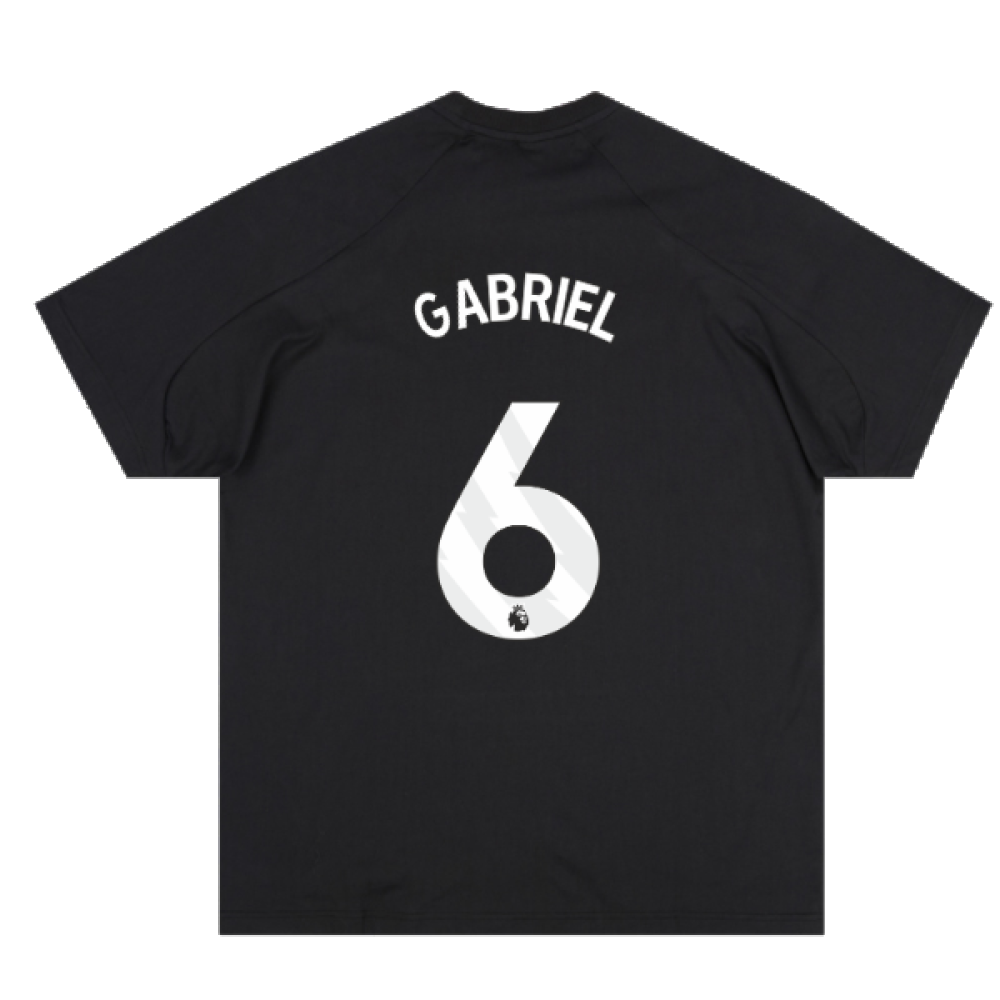 2023-2024 Arsenal D4GMD Tee (Black) (Gabriel 6)