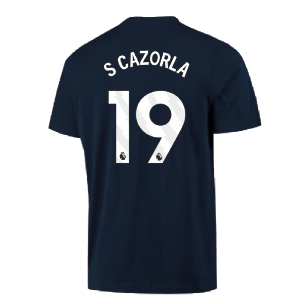 2023-2024 Arsenal DNA Graphic Tee (Navy) (S Cazorla 19)