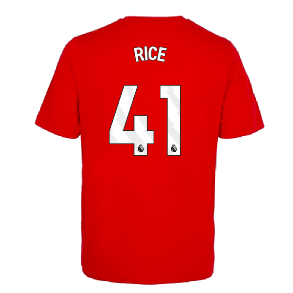 2023-2024 Arsenal DNA Tee (Red) (Rice 41)