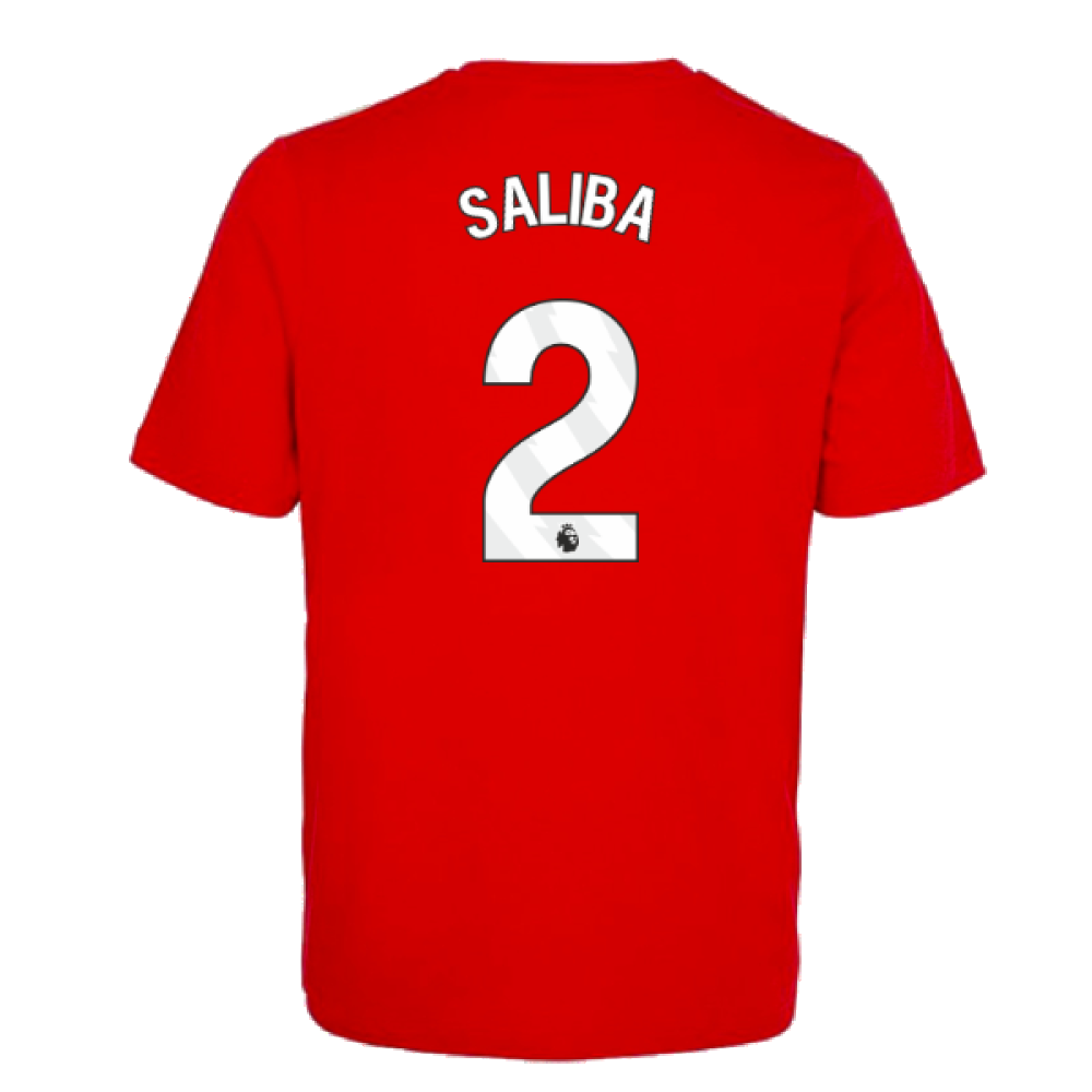 2023-2024 Arsenal DNA Tee (Red) (Saliba 2)