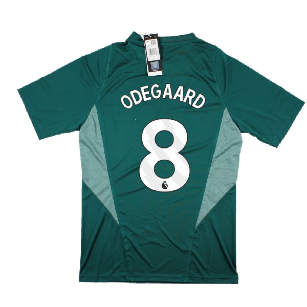 2023-2024 Arsenal EU Training Jersey (Rich Green) (Odegaard 8)