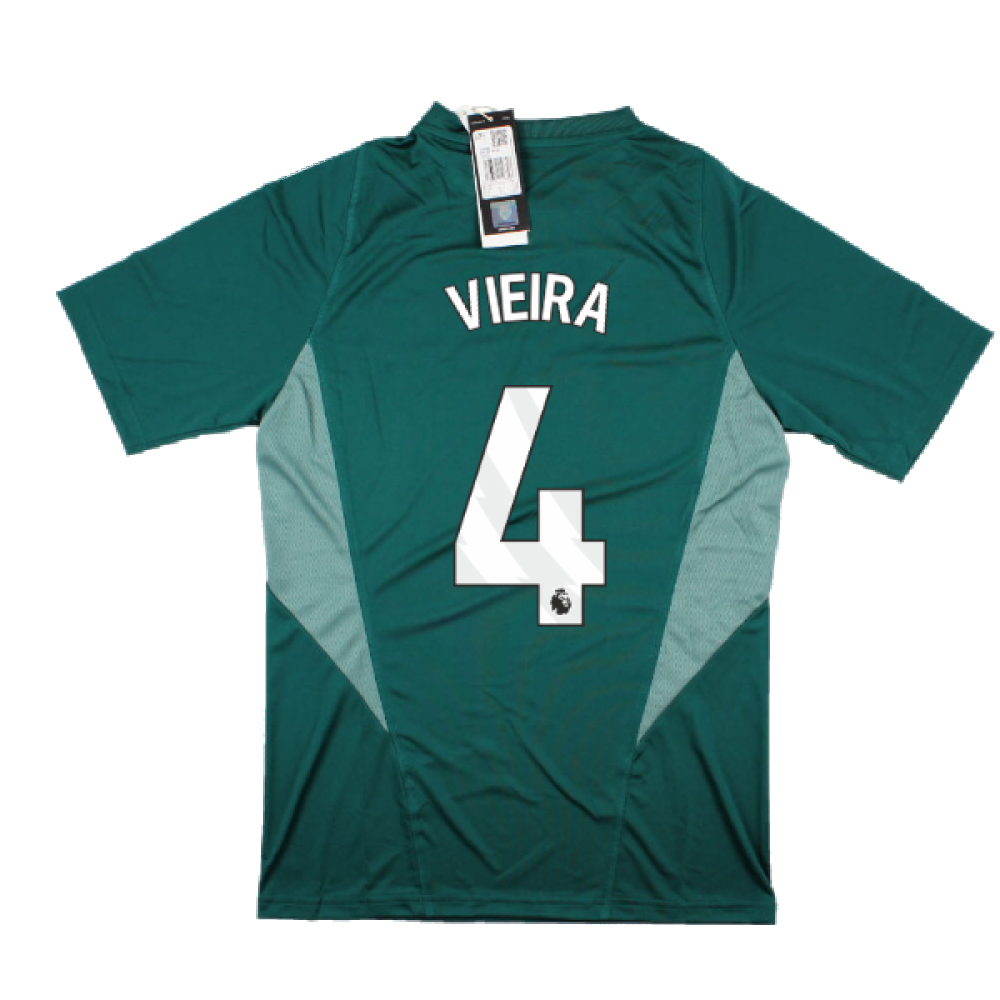 2023-2024 Arsenal EU Training Jersey (Rich Green) (Vieira 4)