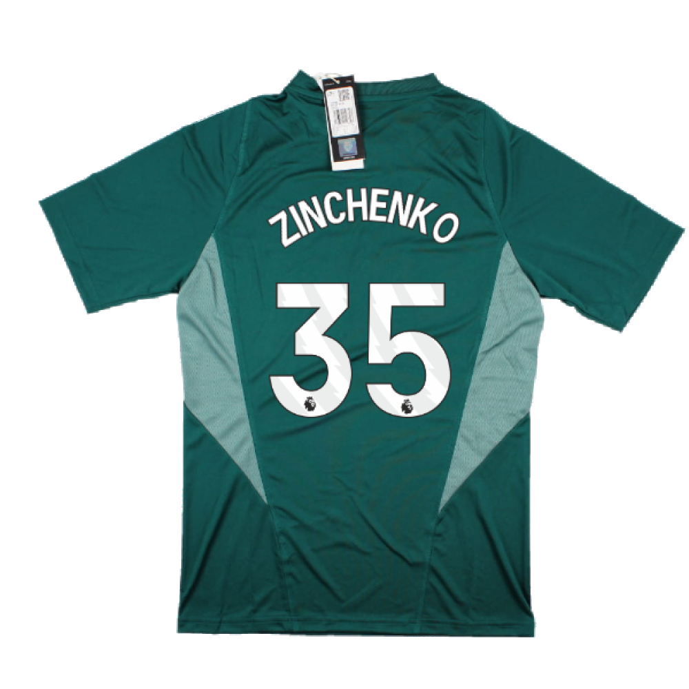 2023-2024 Arsenal EU Training Jersey (Rich Green) (Zinchenko 35)