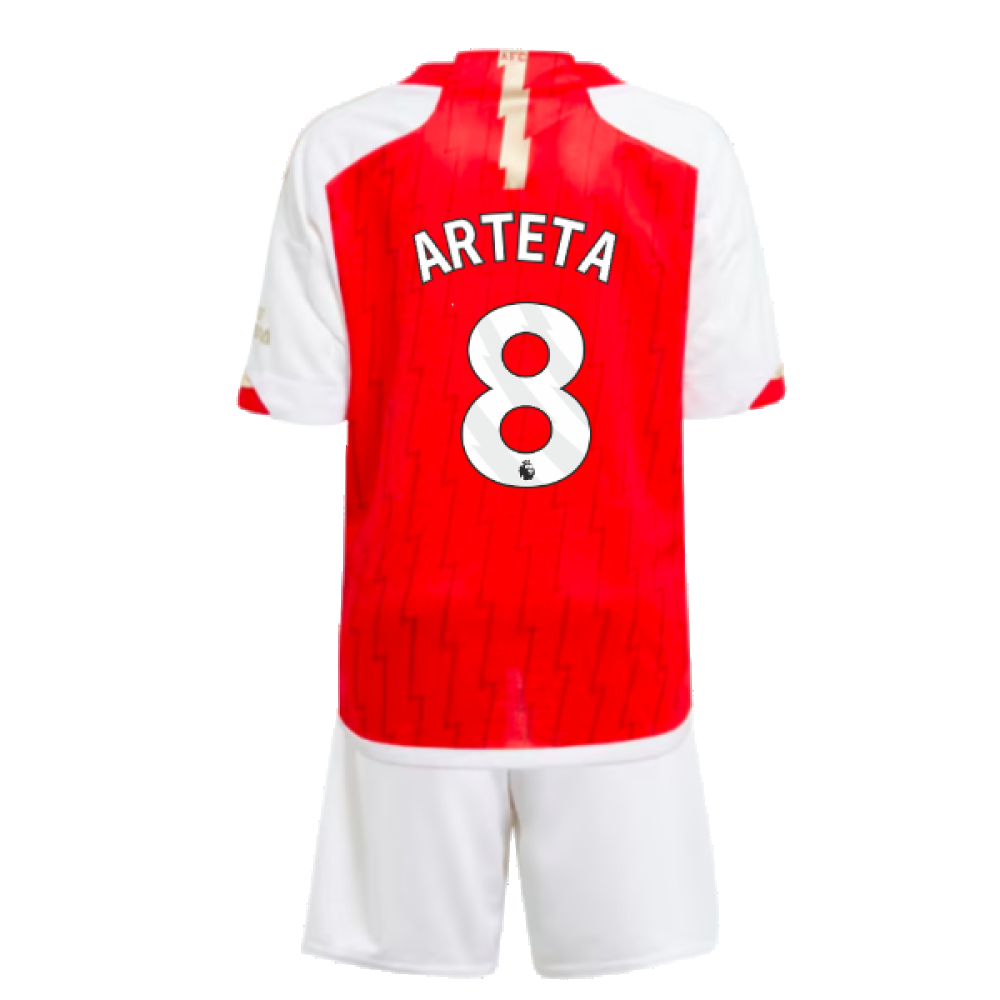 2023-2024 Arsenal Home Mini Kit (Arteta 8)