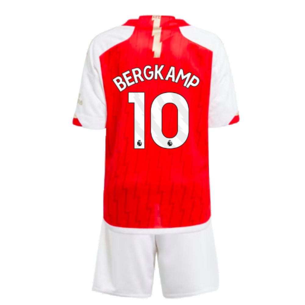 2023-2024 Arsenal Home Mini Kit (Bergkamp 10)