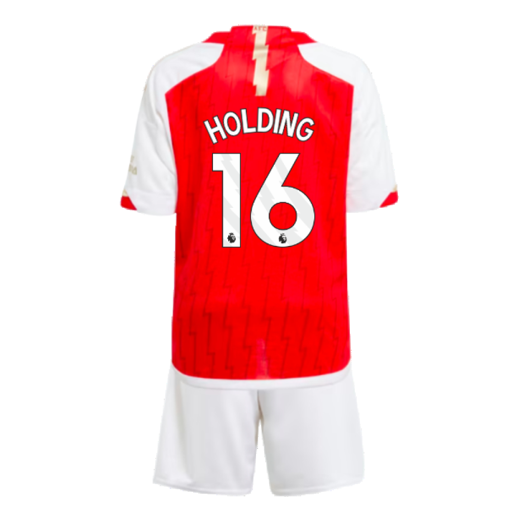 2023-2024 Arsenal Home Mini Kit (Holding 16)