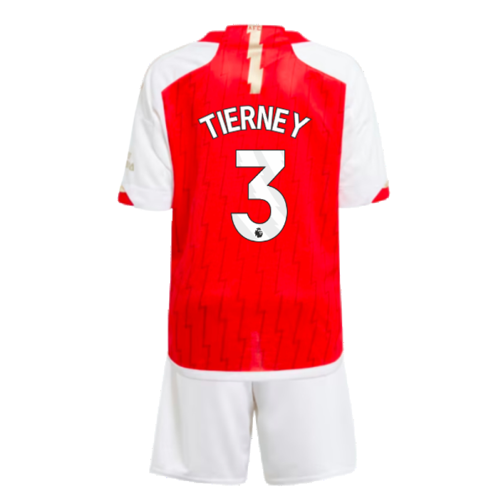 2023-2024 Arsenal Home Mini Kit (Tierney 3)