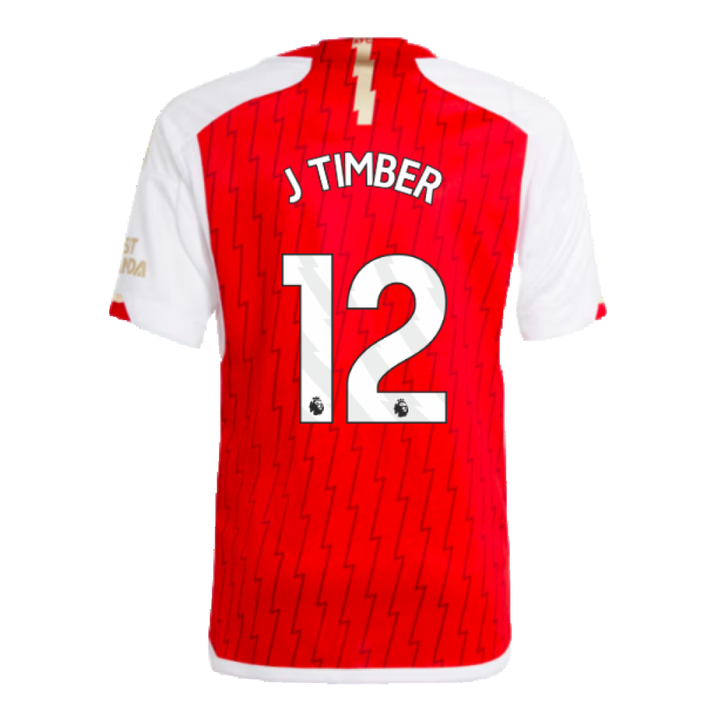 2023-2024 Arsenal Home Shirt (Kids) (J Timber 12)