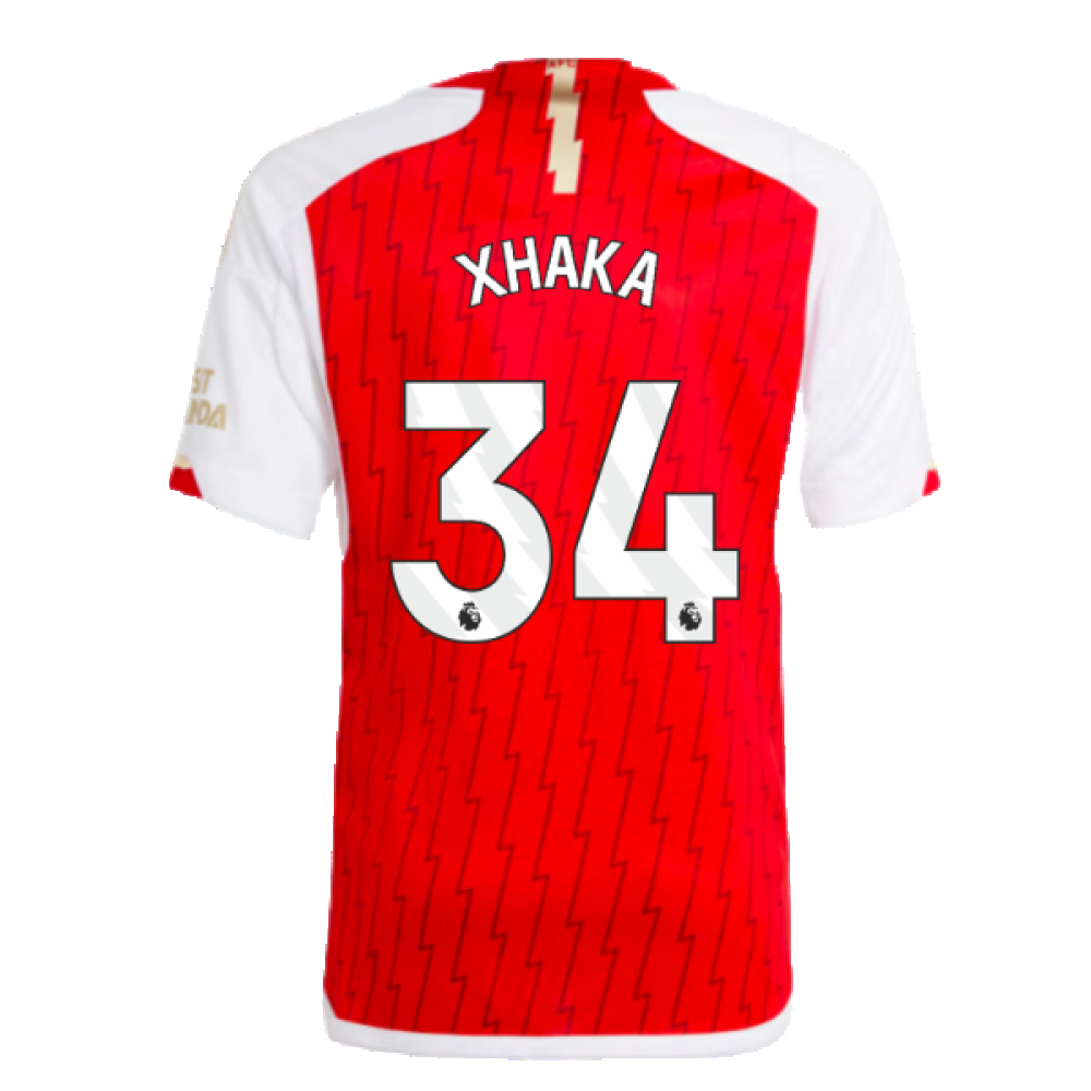 2023-2024 Arsenal Home Shirt (Kids) (Xhaka 34)