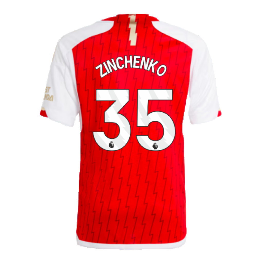 2023-2024 Arsenal Home Shirt (Kids) (Zinchenko 35)