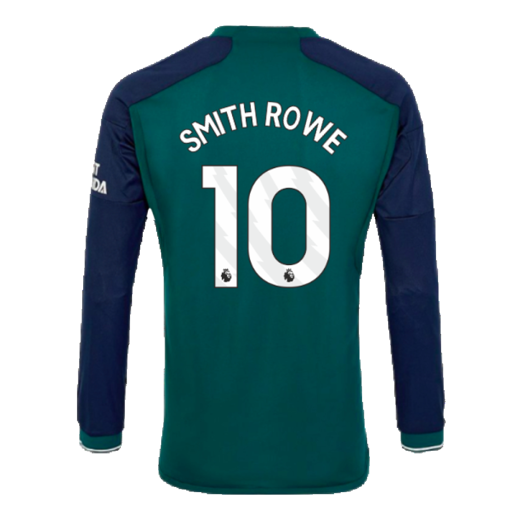 2023-2024 Arsenal Long Sleeve Third Shirt (Smith Rowe 10)