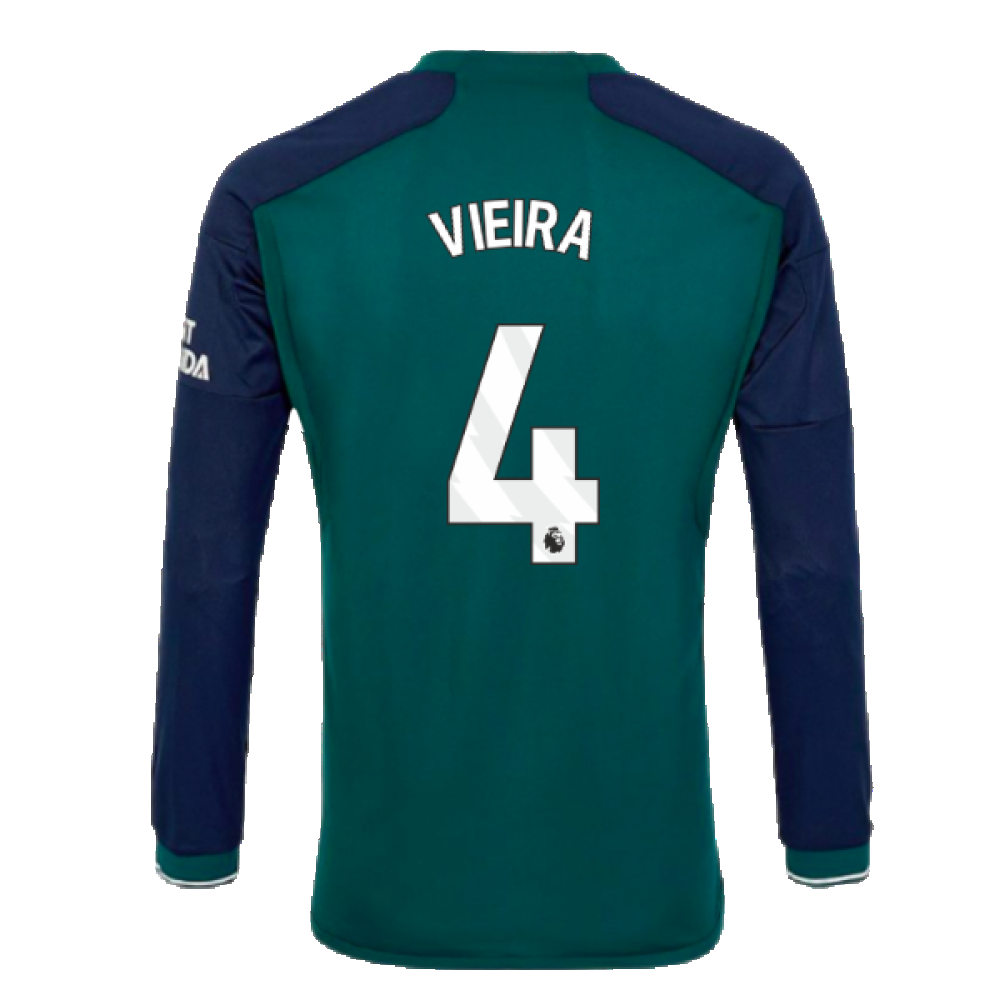 2023-2024 Arsenal Long Sleeve Third Shirt (Vieira 4)