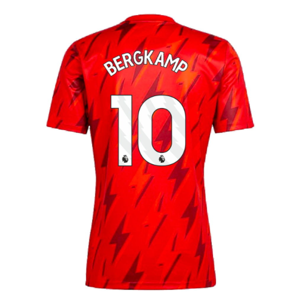 2023-2024 Arsenal Pre-Match Shirt (Red) (Bergkamp 10)